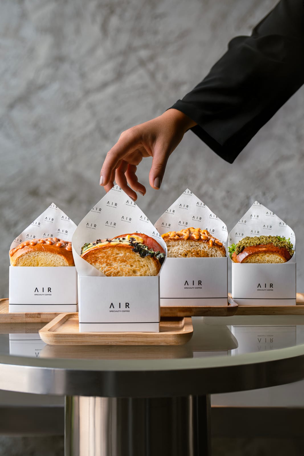 Air Specialty — food and beverage art-direction moodboard by Innovex