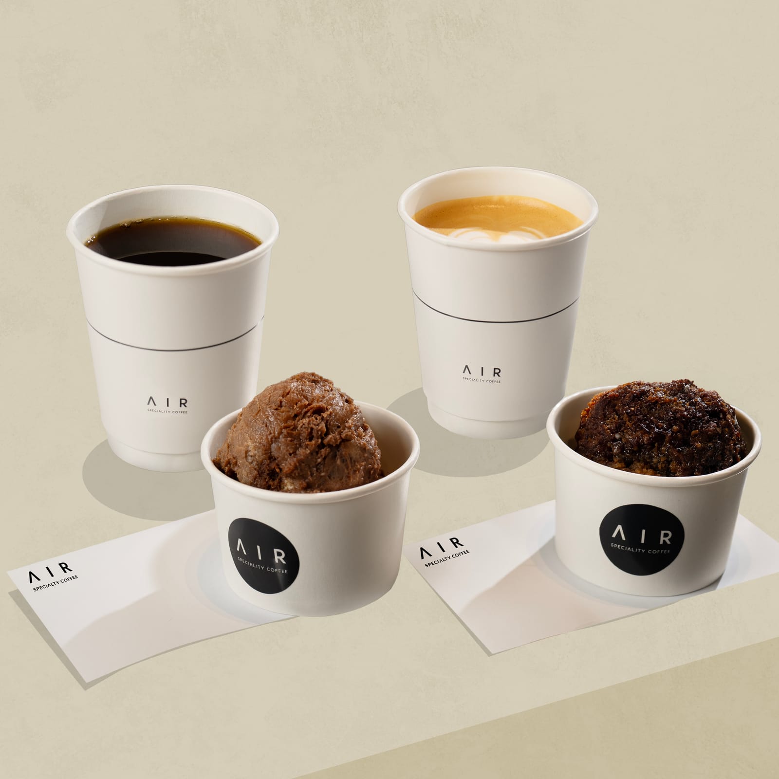 Air Specialty — food and beverage art-direction moodboard by Innovex