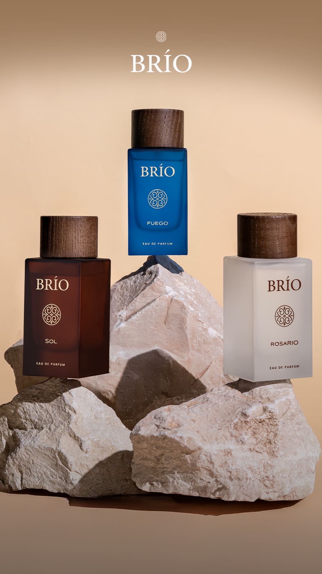 Brio — fragrance art-direction moodboard by Innovex
