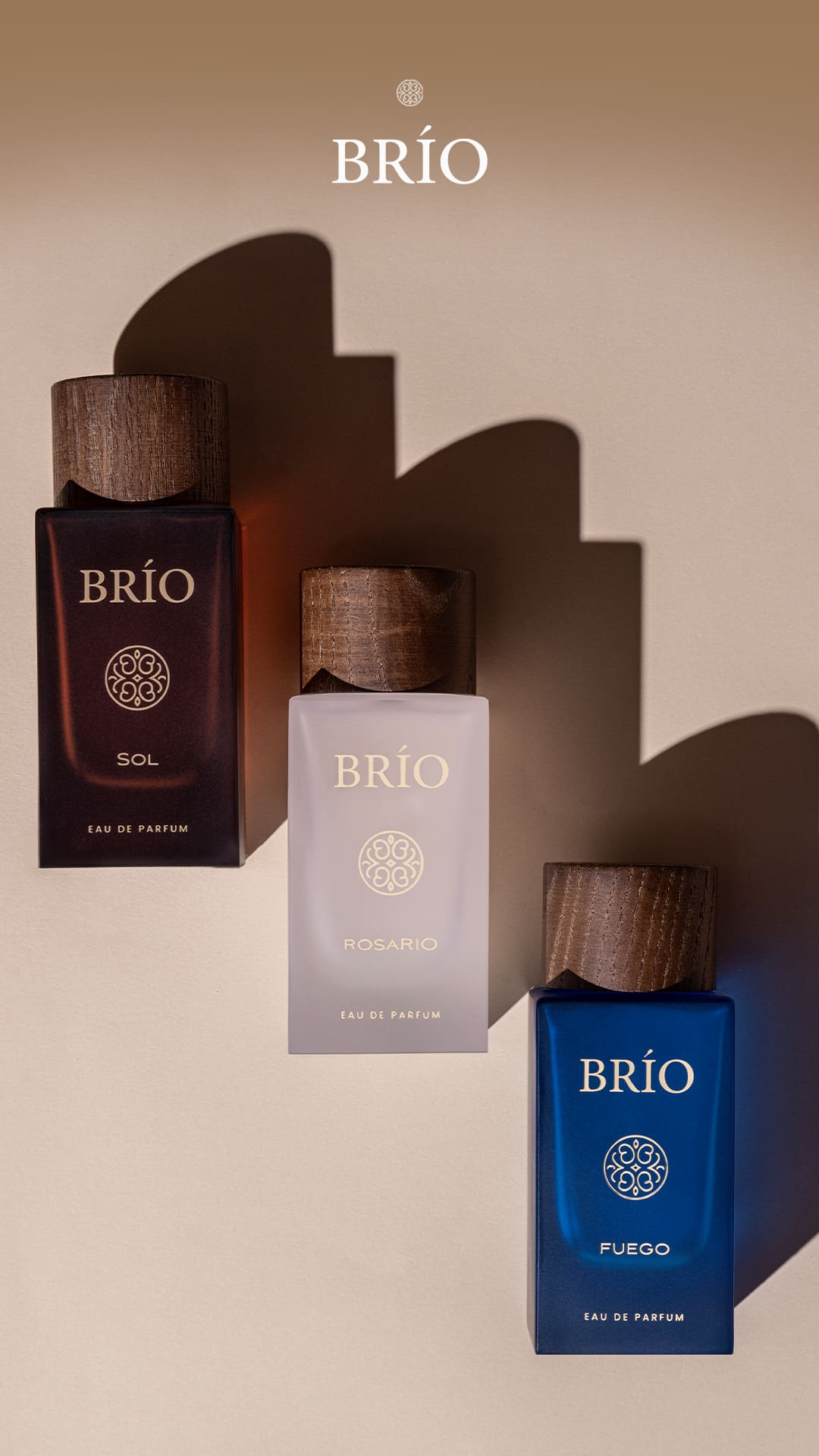 Brio — fragrance art-direction moodboard by Innovex