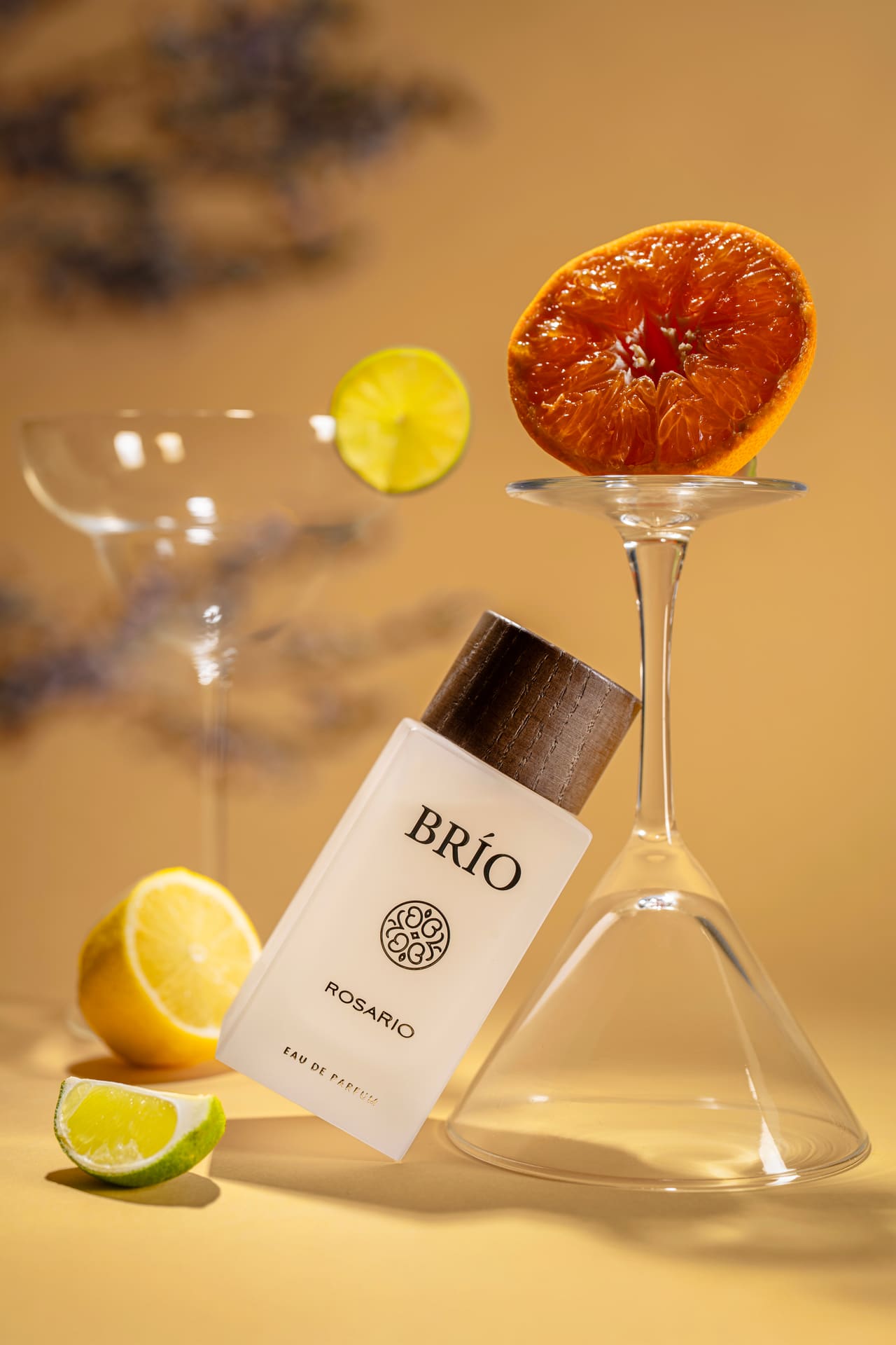 Brio — fragrance art-direction moodboard by Innovex