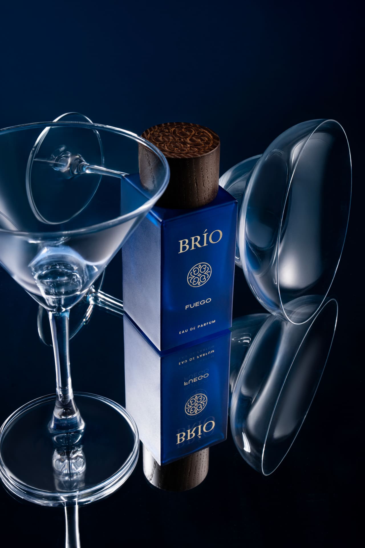 Brio — fragrance art-direction moodboard by Innovex