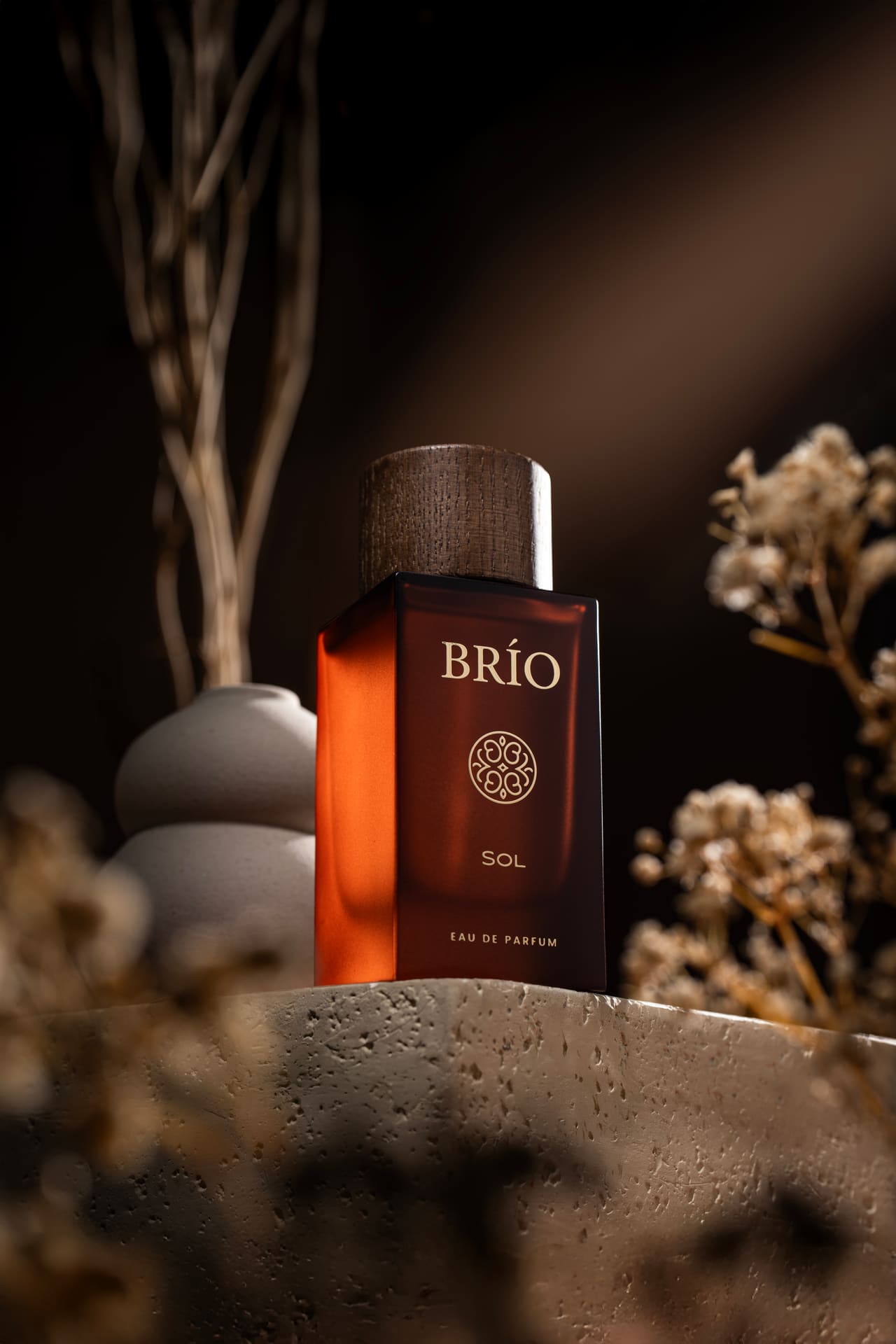 Brio — fragrance art-direction moodboard by Innovex