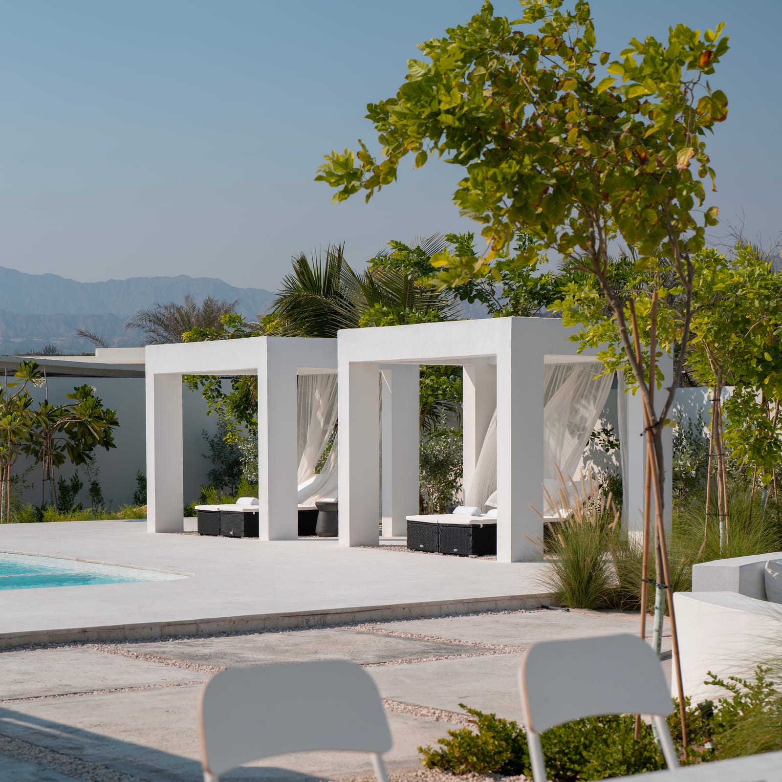 Calm Resort — hospitality art-direction moodboard by Innovex