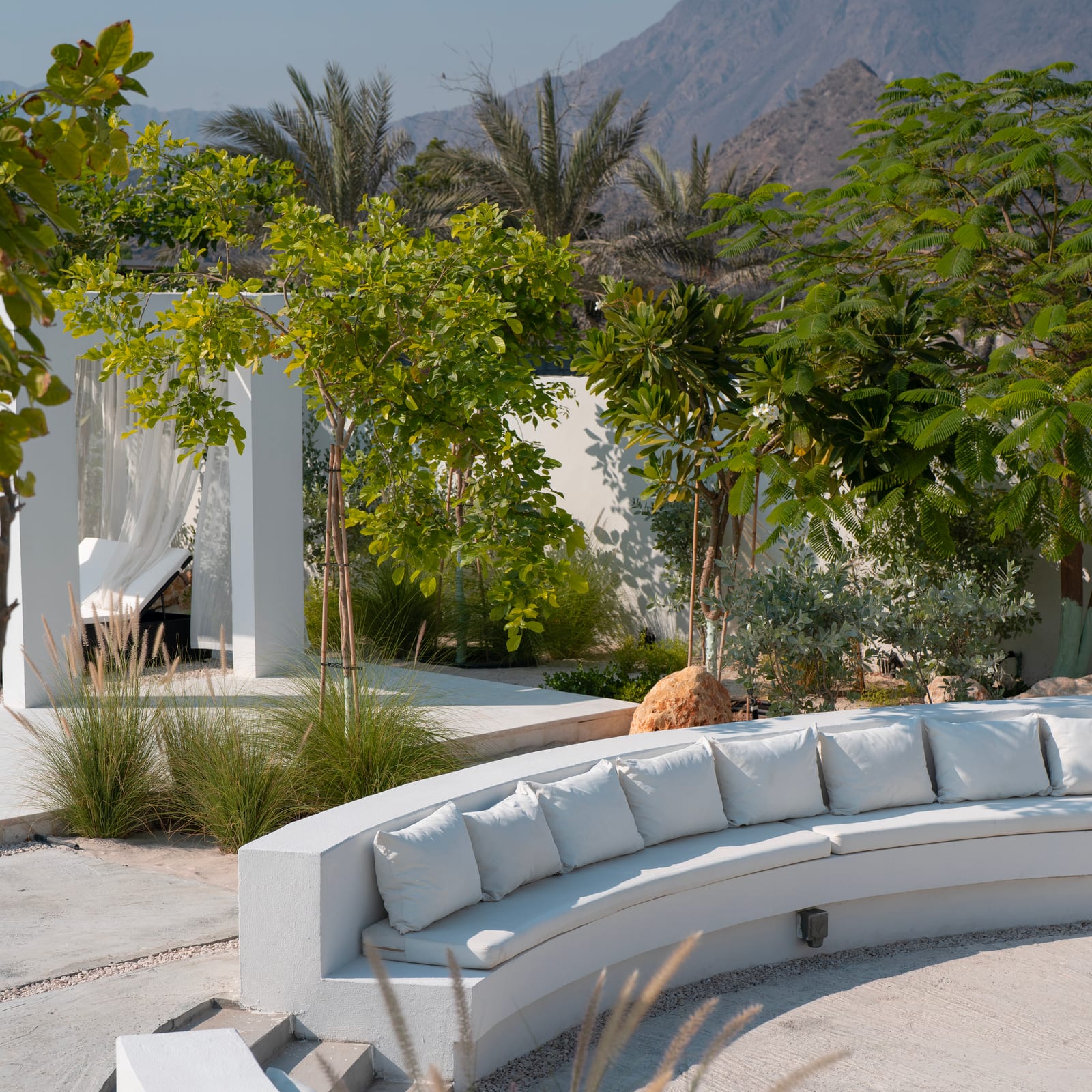 Calm Resort — hospitality art-direction moodboard by Innovex