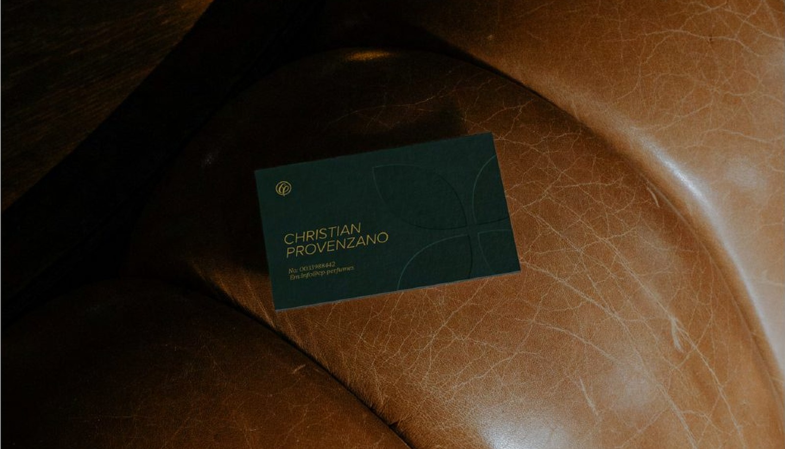 Christian Provenzano — fragrance brand identity visual by Innovex