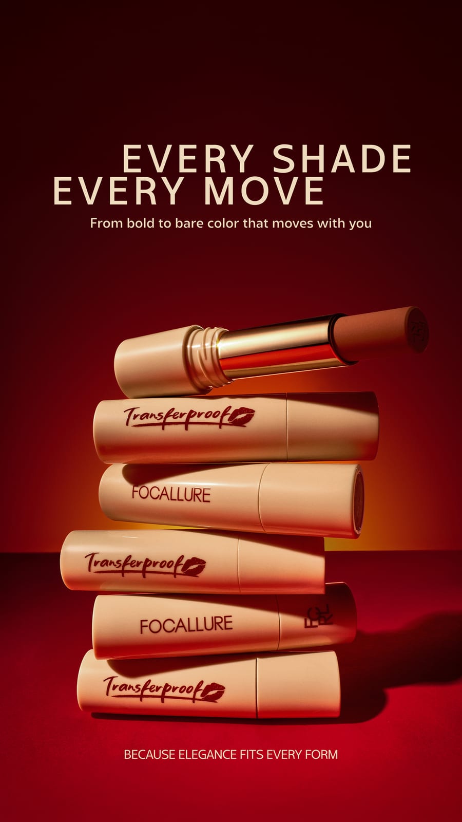 Focallure — beauty art-direction moodboard by Innovex