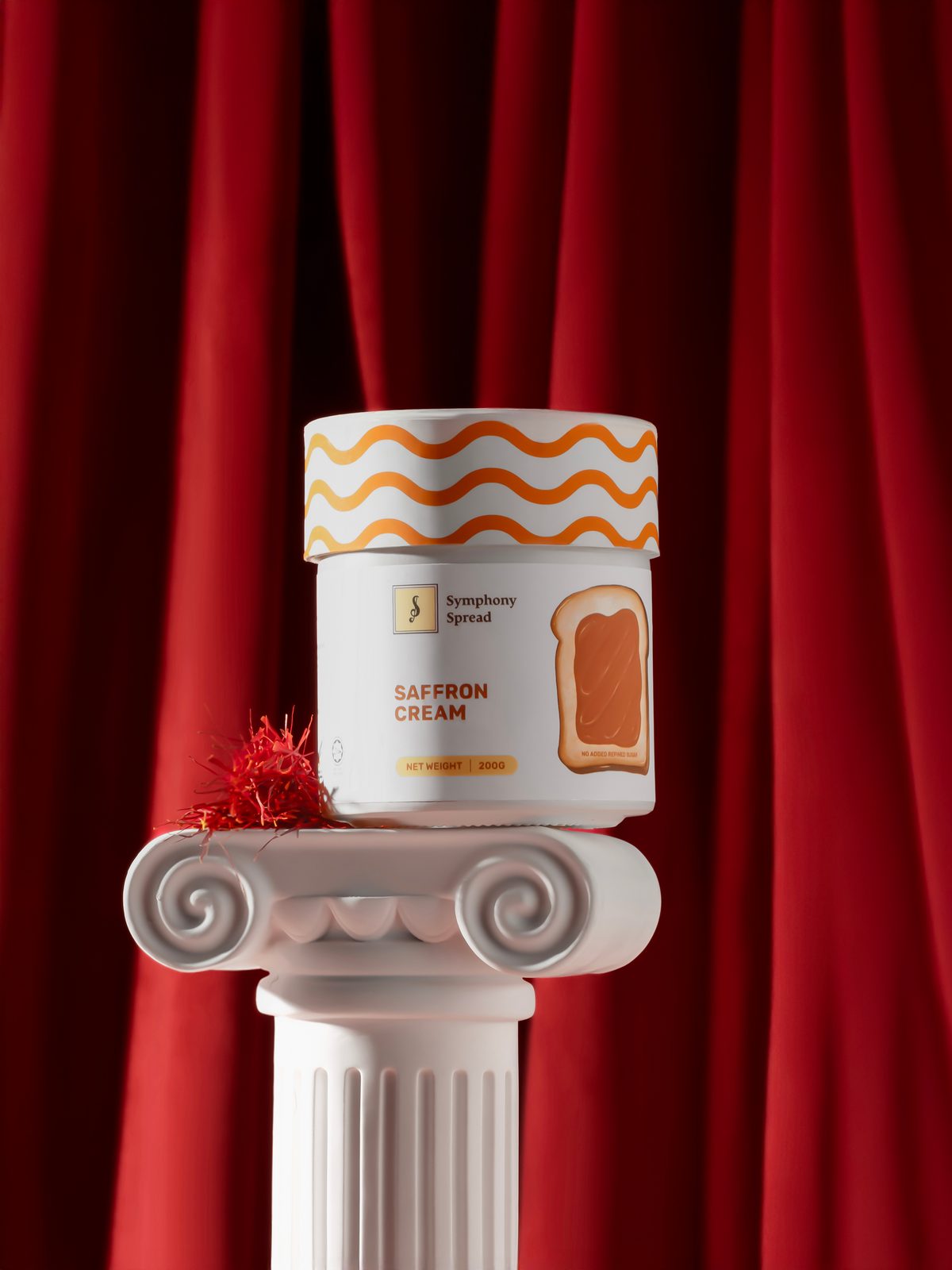 Symphony Spread — food and beverage art-direction moodboard by Innovex