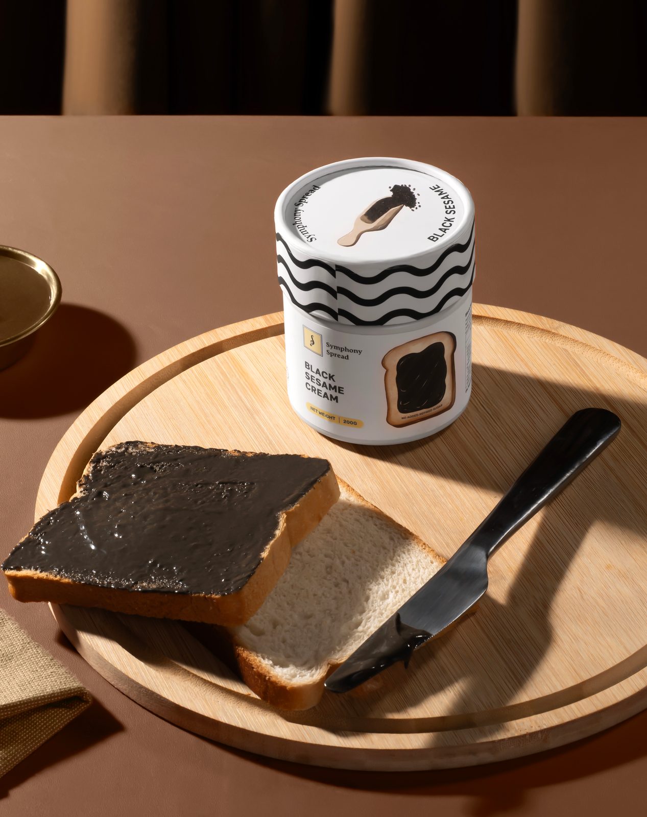 Symphony Spread — food and beverage art-direction moodboard by Innovex