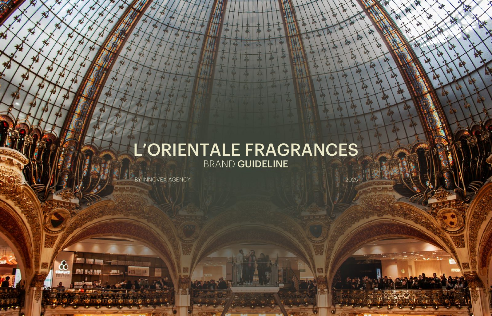 L'Orientale — fragrance brand identity visual by Innovex