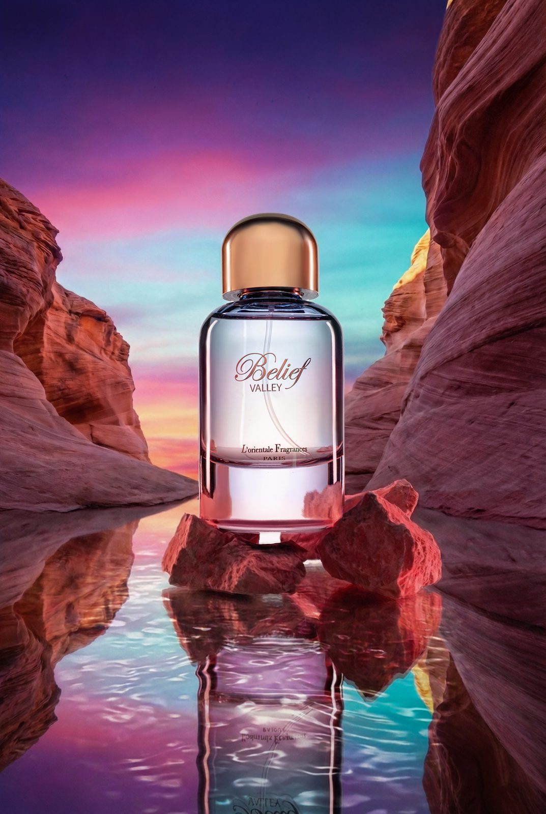 L'Orientale Fragrances — brand identity moodboard by Innovex