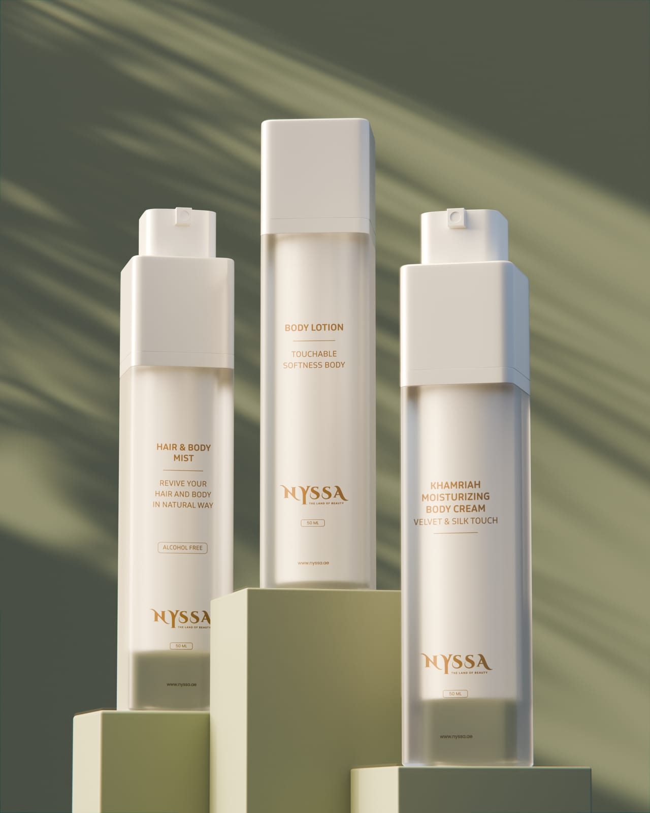 Nyssa — beauty art-direction moodboard by Innovex
