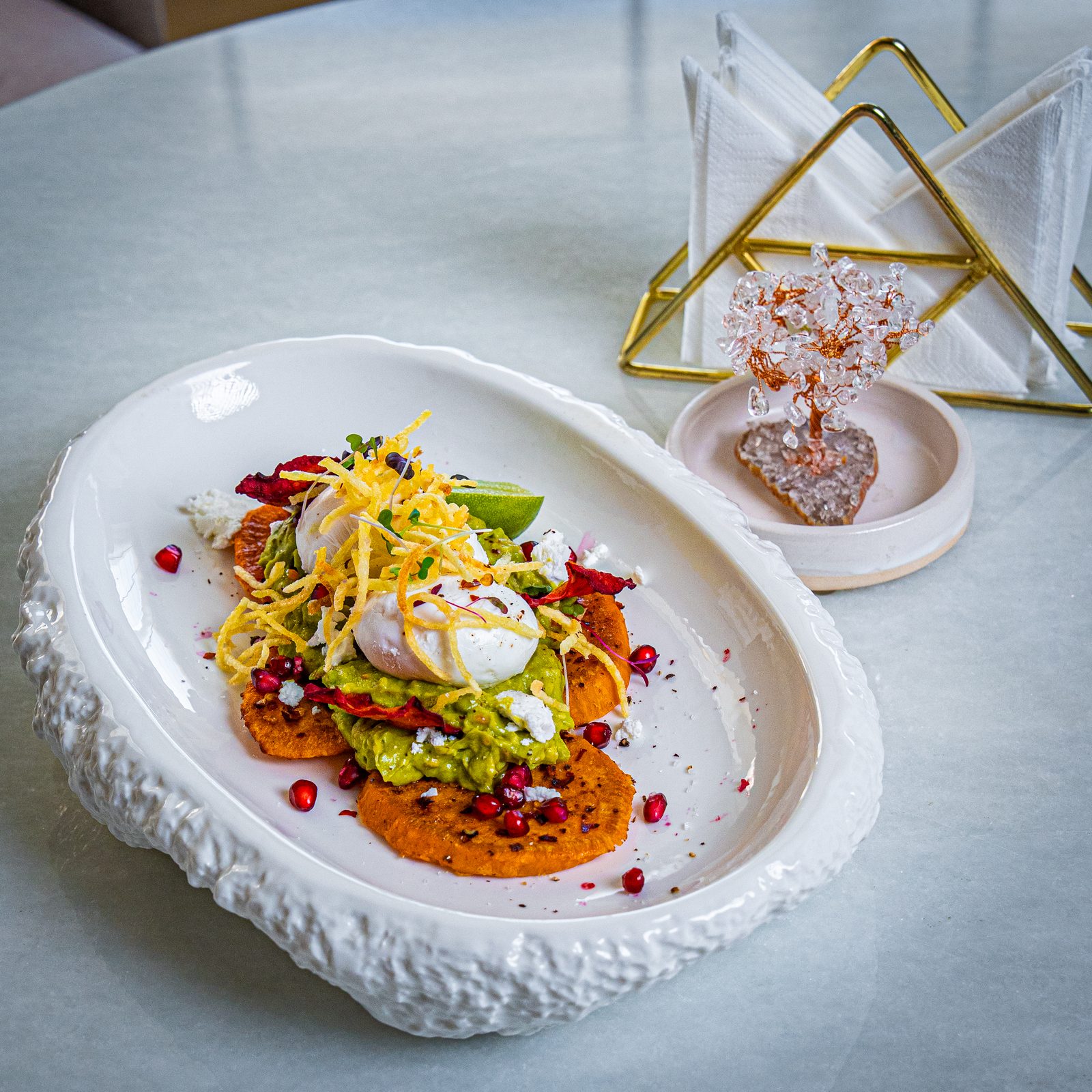 Opal 10 Cafe — food and beverage art-direction moodboard by Innovex