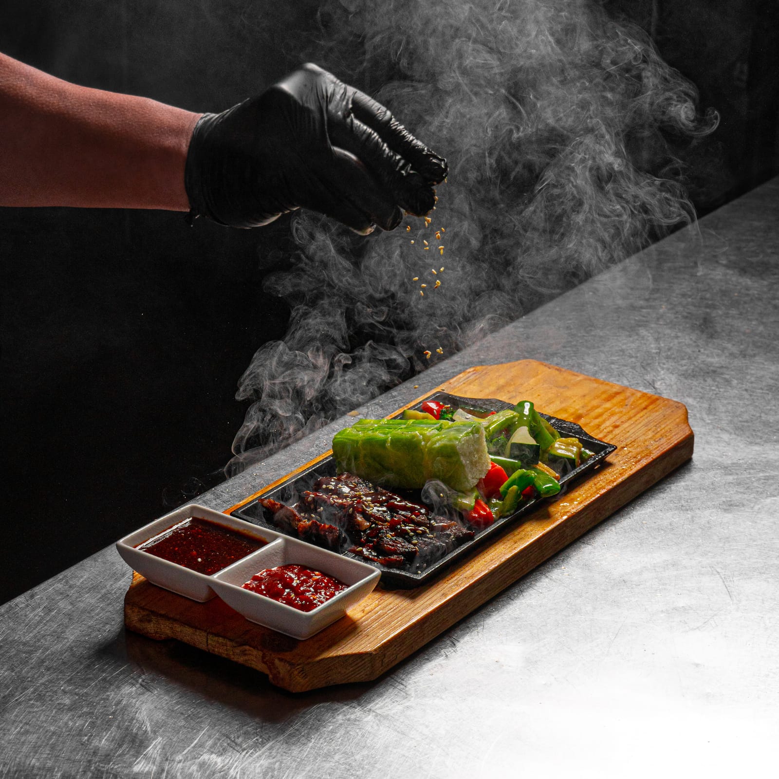Ouma — food and beverage art-direction moodboard by Innovex