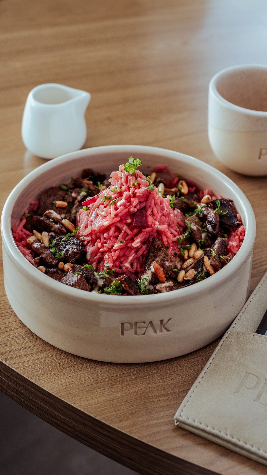PEAK — food and beverage art-direction moodboard by Innovex