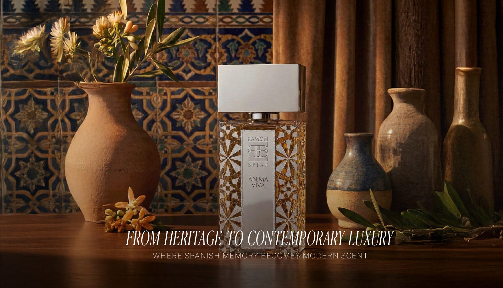 Ramon Bejar — fragrance brand identity visual by Innovex