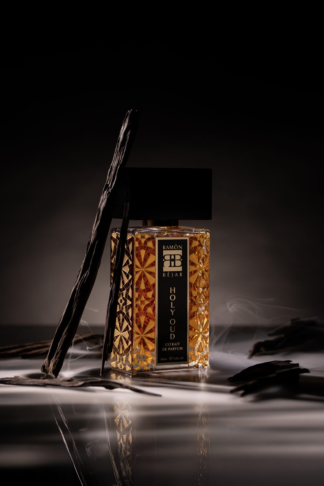 Ramon Béjar — fragrance brand identity moodboard by Innovex