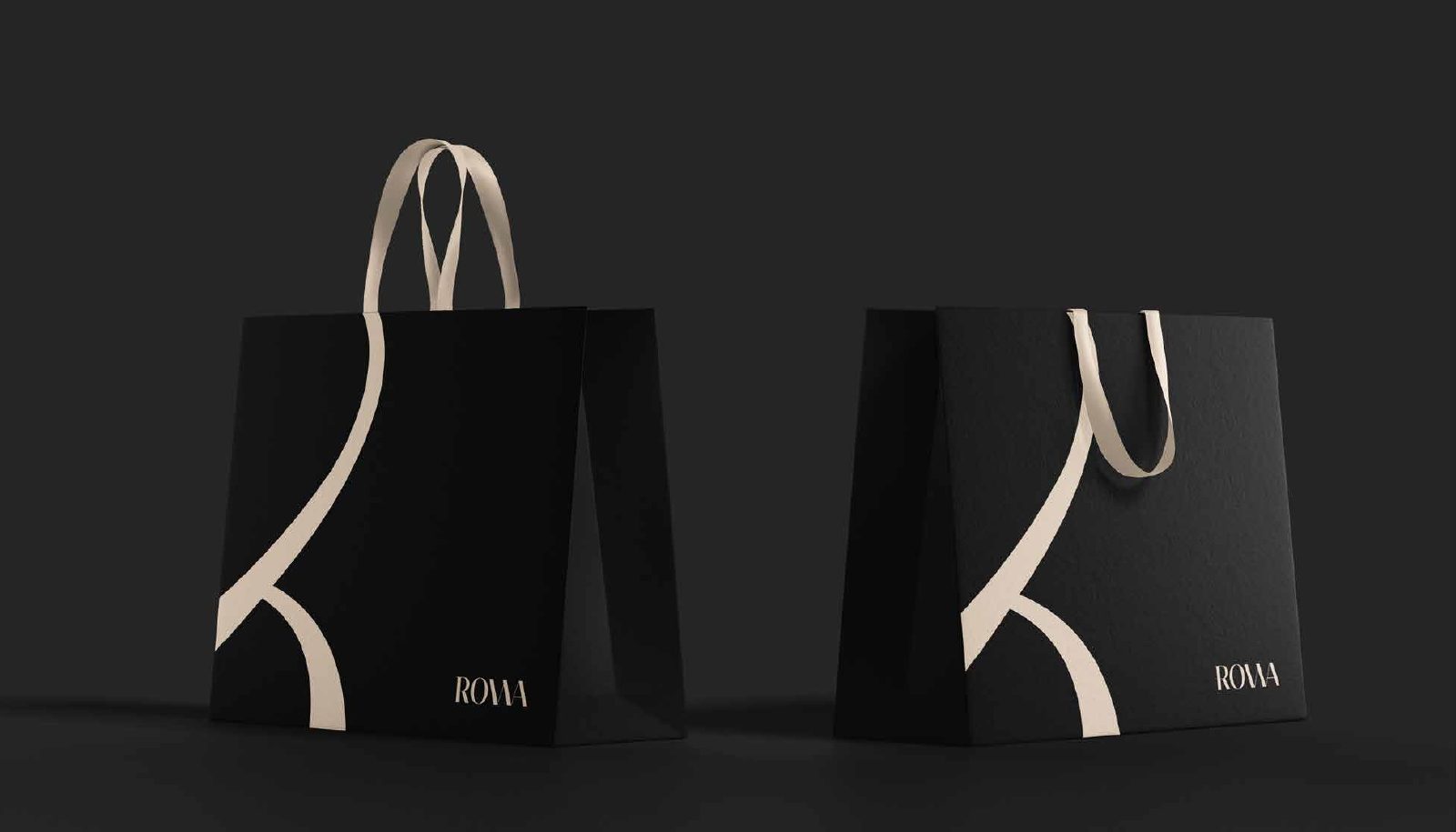 Rowa — fashion brand identity visual by Innovex