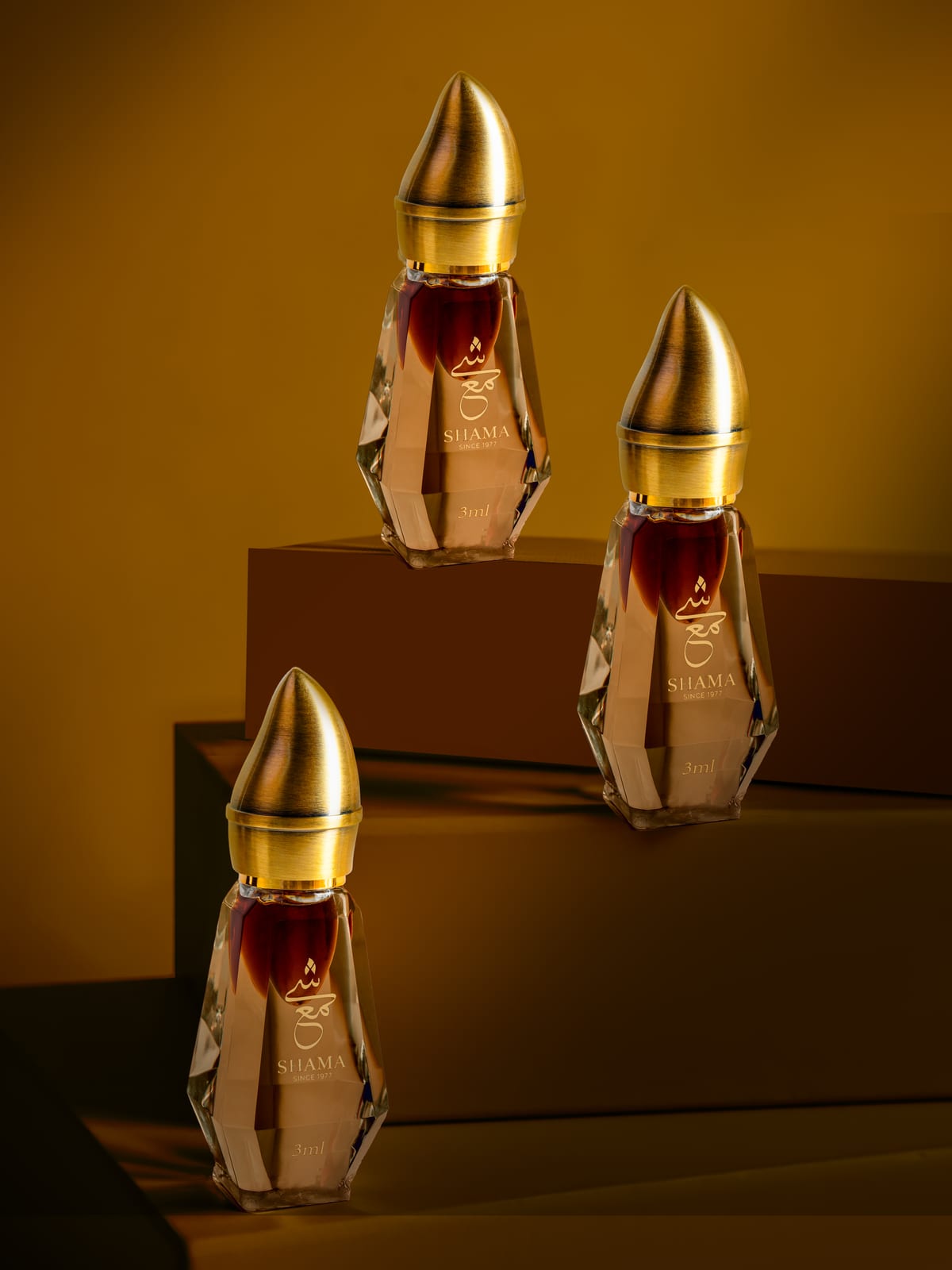 Shama — fragrance art-direction moodboard by Innovex