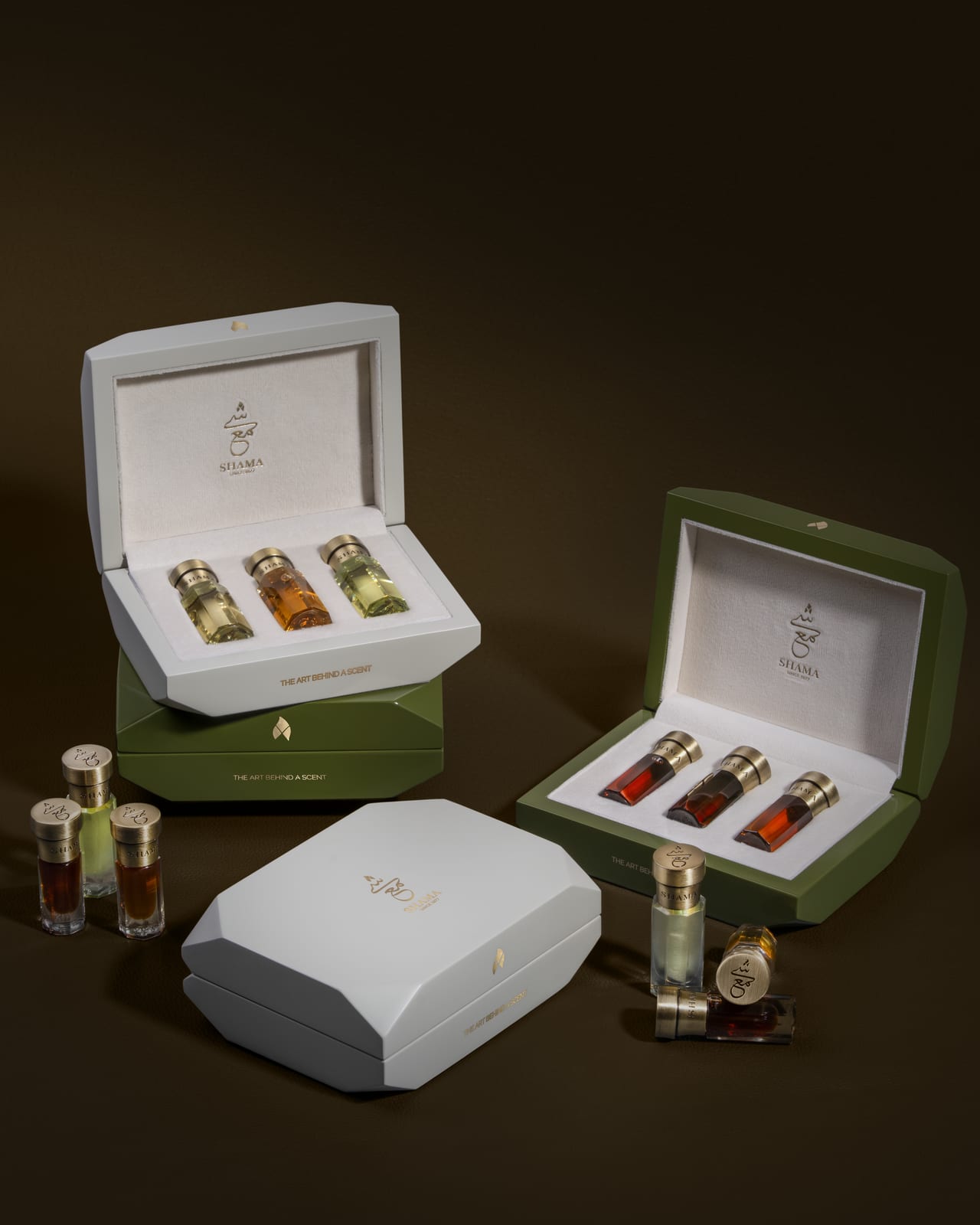 Shama — fragrance art-direction moodboard by Innovex