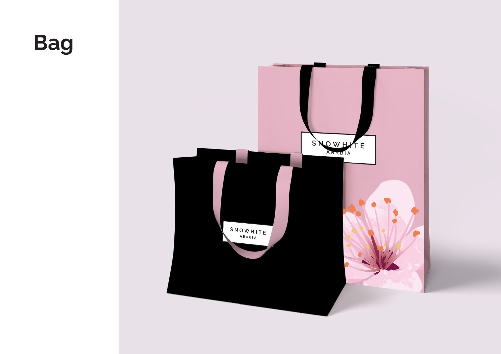 Snow White Arabia — beauty brand identity visual by Innovex