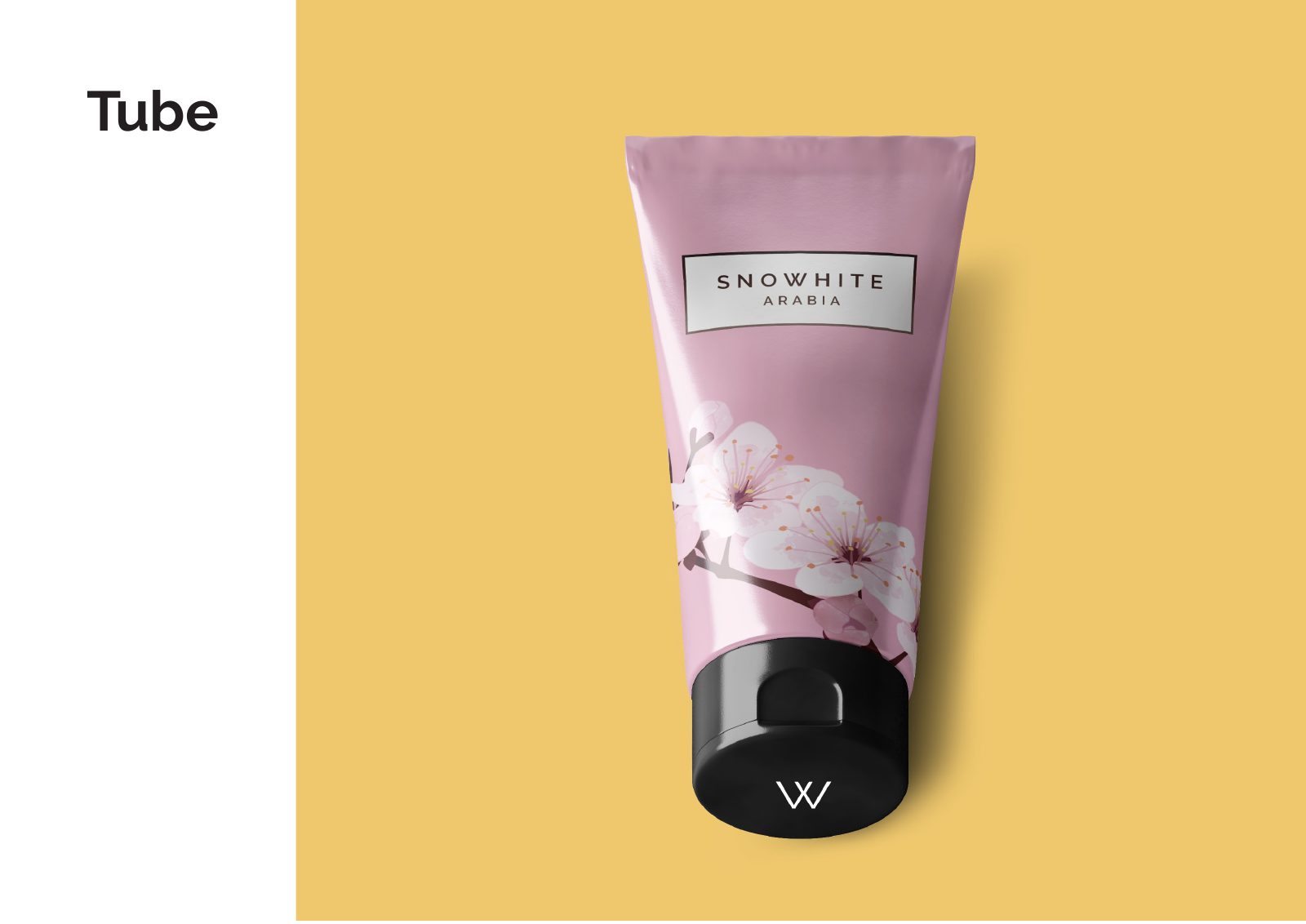 Snow White Arabia — beauty brand identity visual by Innovex