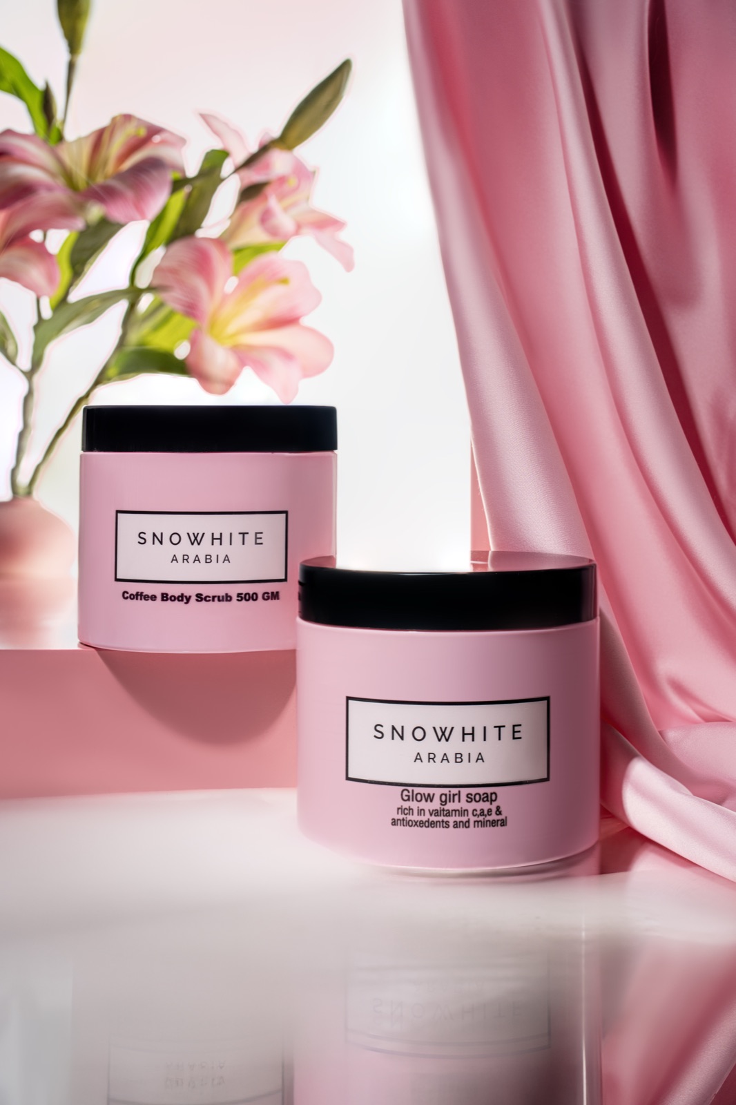 Snowhite — beauty brand identity moodboard by Innovex