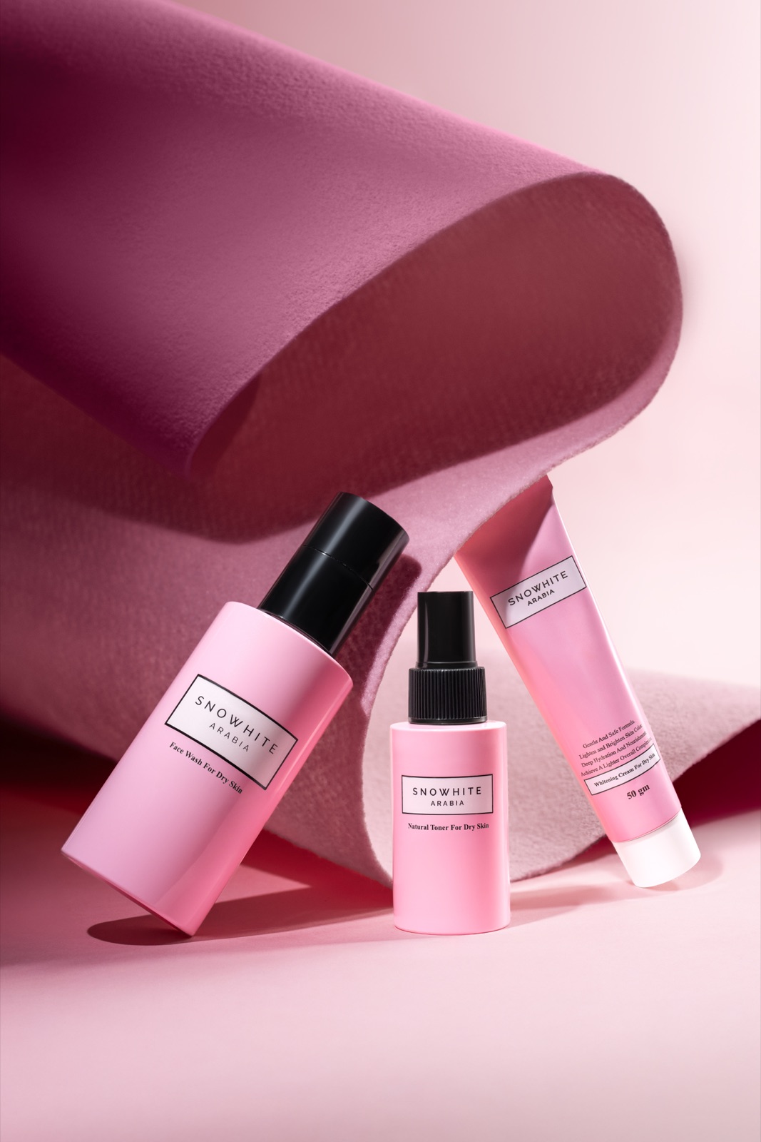 Snowhite — beauty brand identity moodboard by Innovex