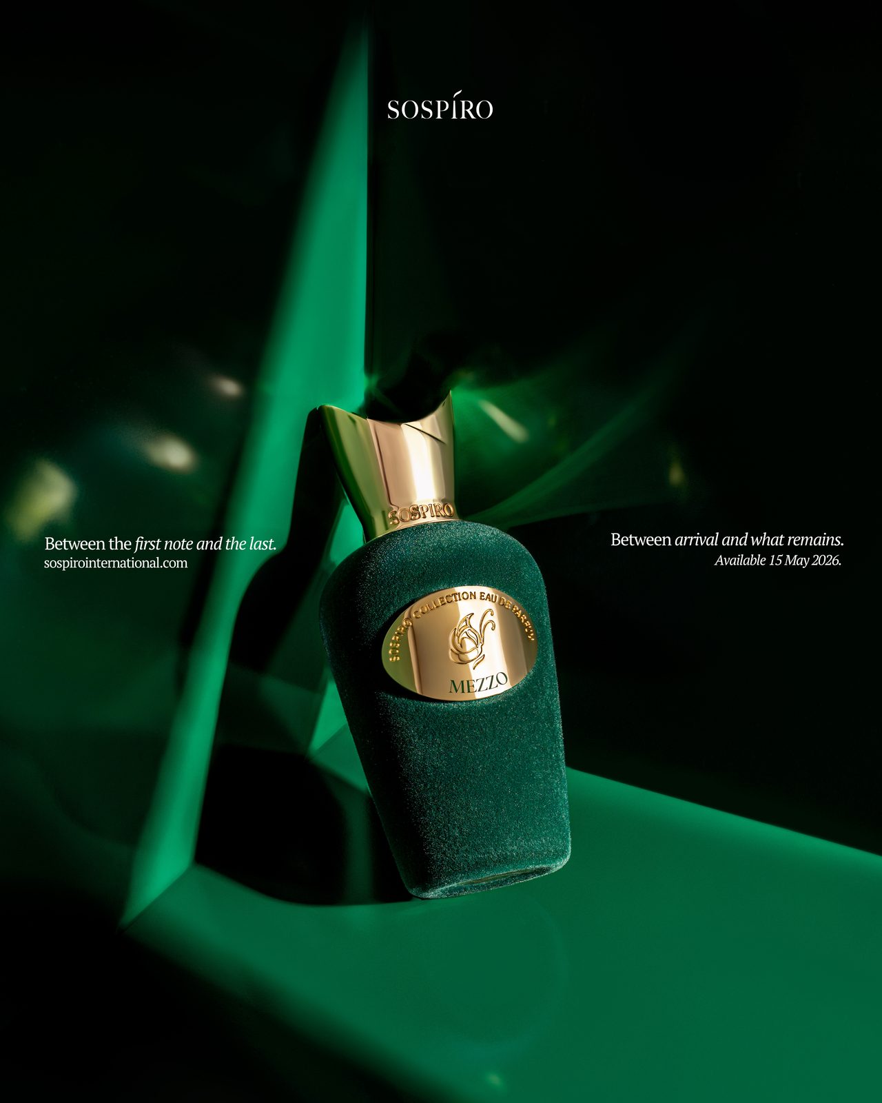 Sospiro — fragrance brand identity moodboard by Innovex