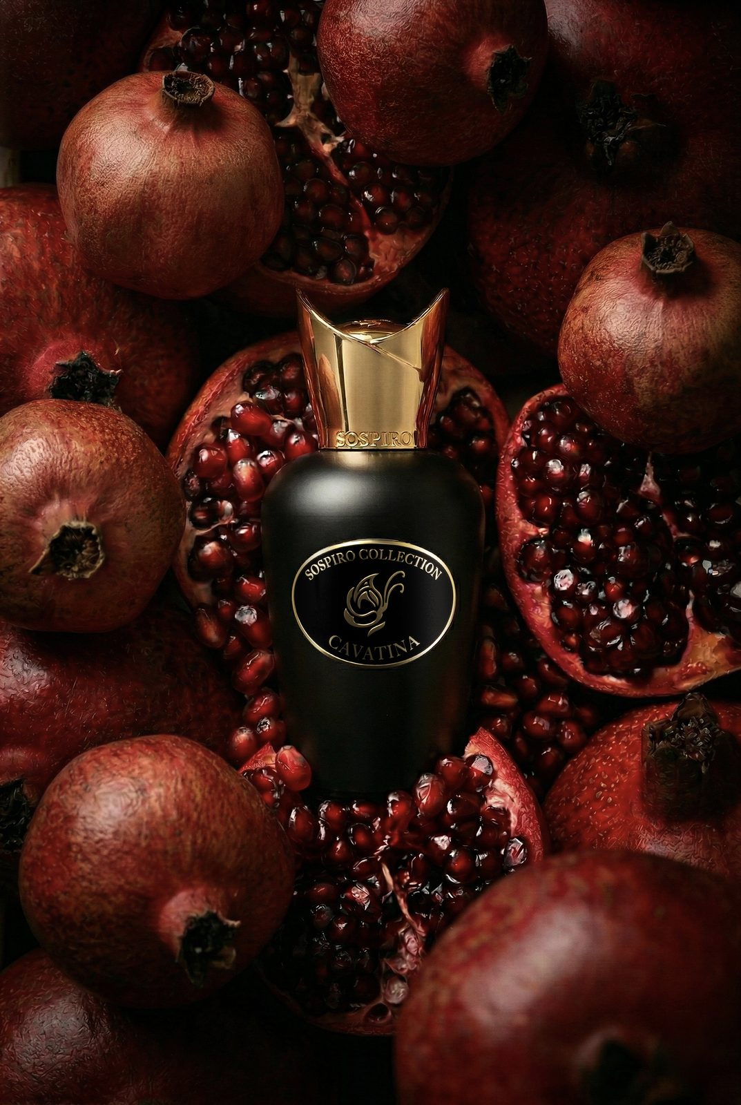 Sospiro — fragrance brand identity moodboard by Innovex