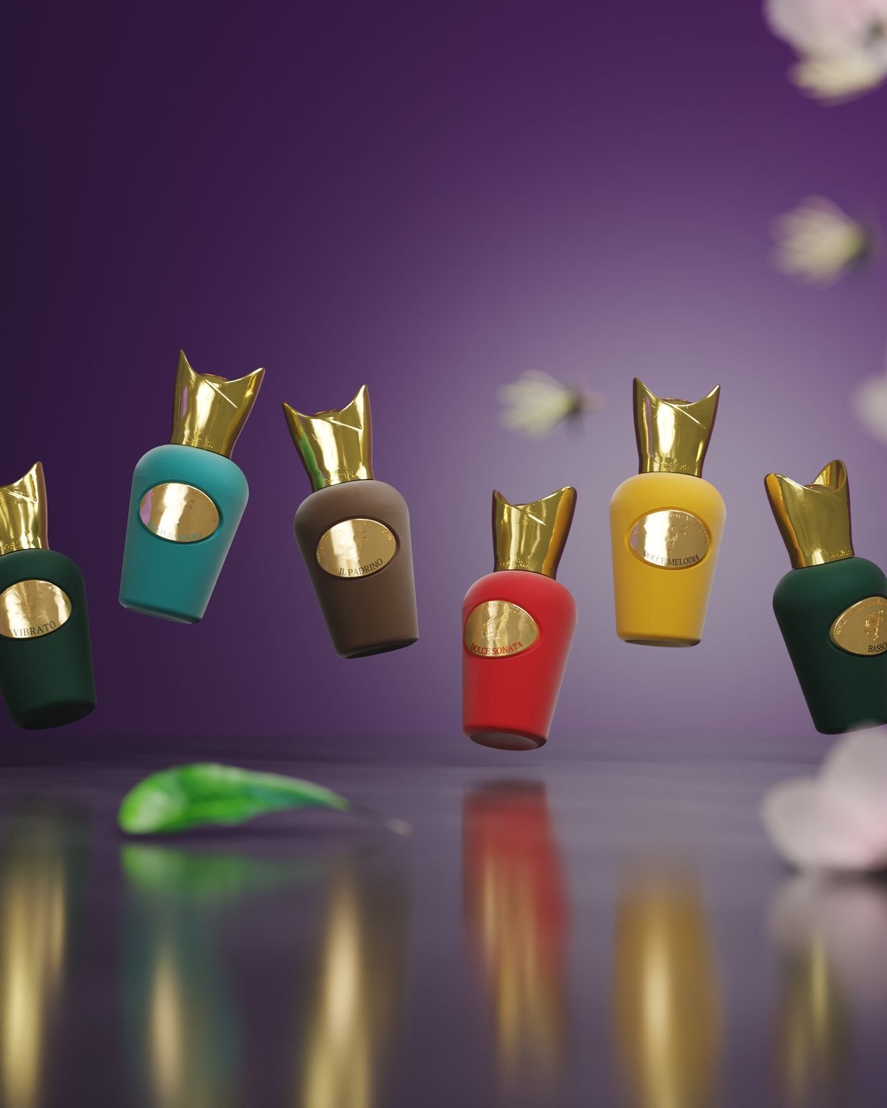 Sospiro — fragrance brand identity moodboard by Innovex