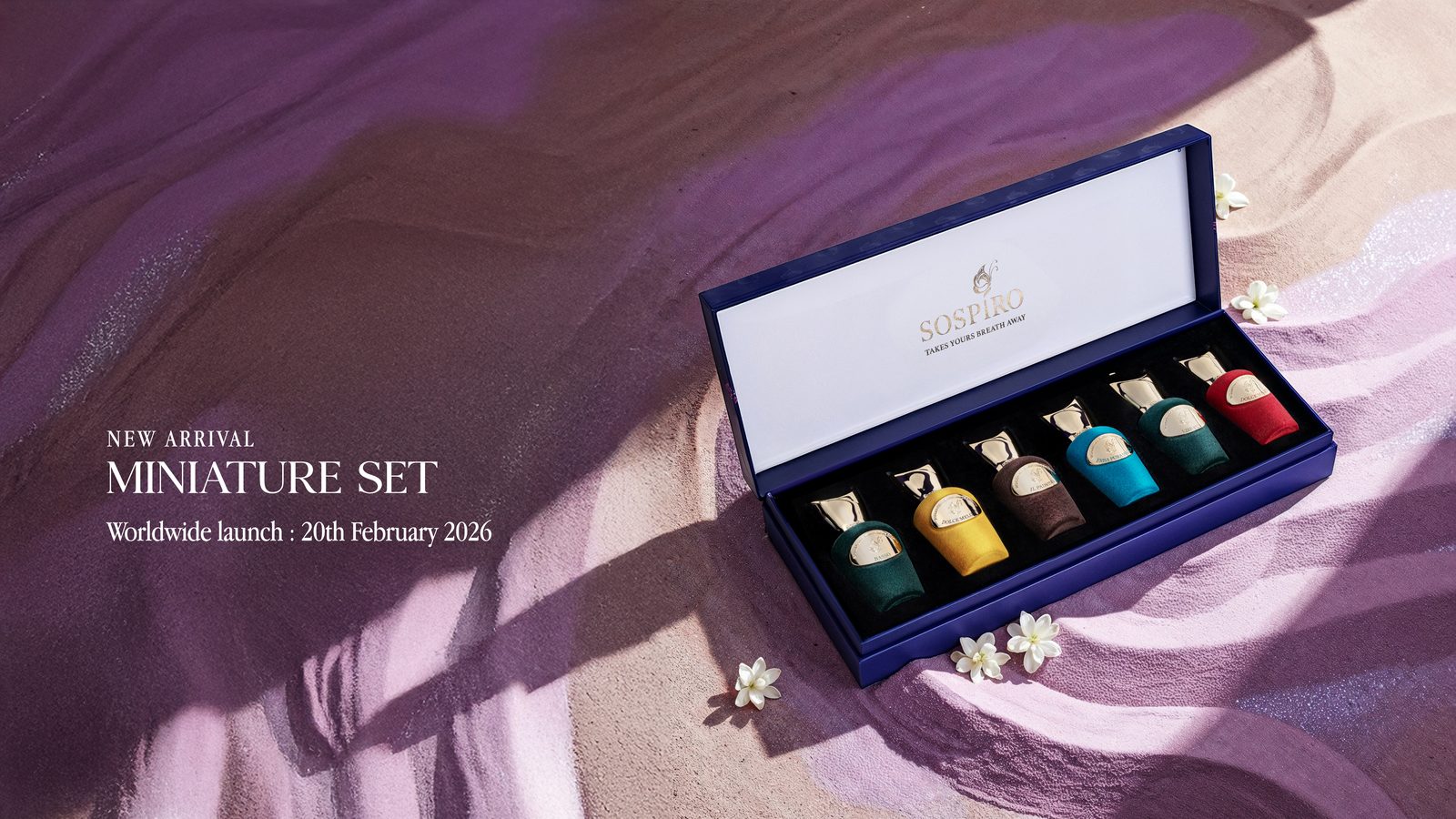 Sospiro — fragrance brand identity moodboard by Innovex