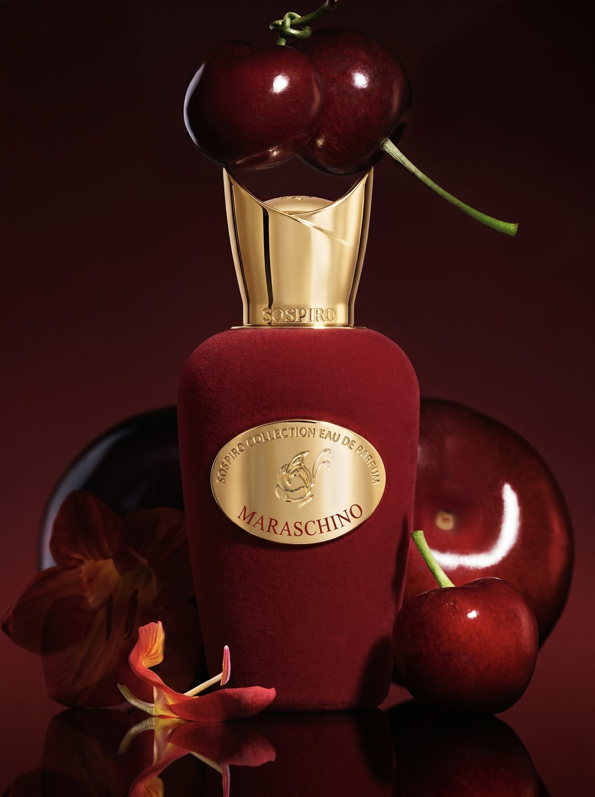 Sospiro — fragrance brand identity moodboard by Innovex