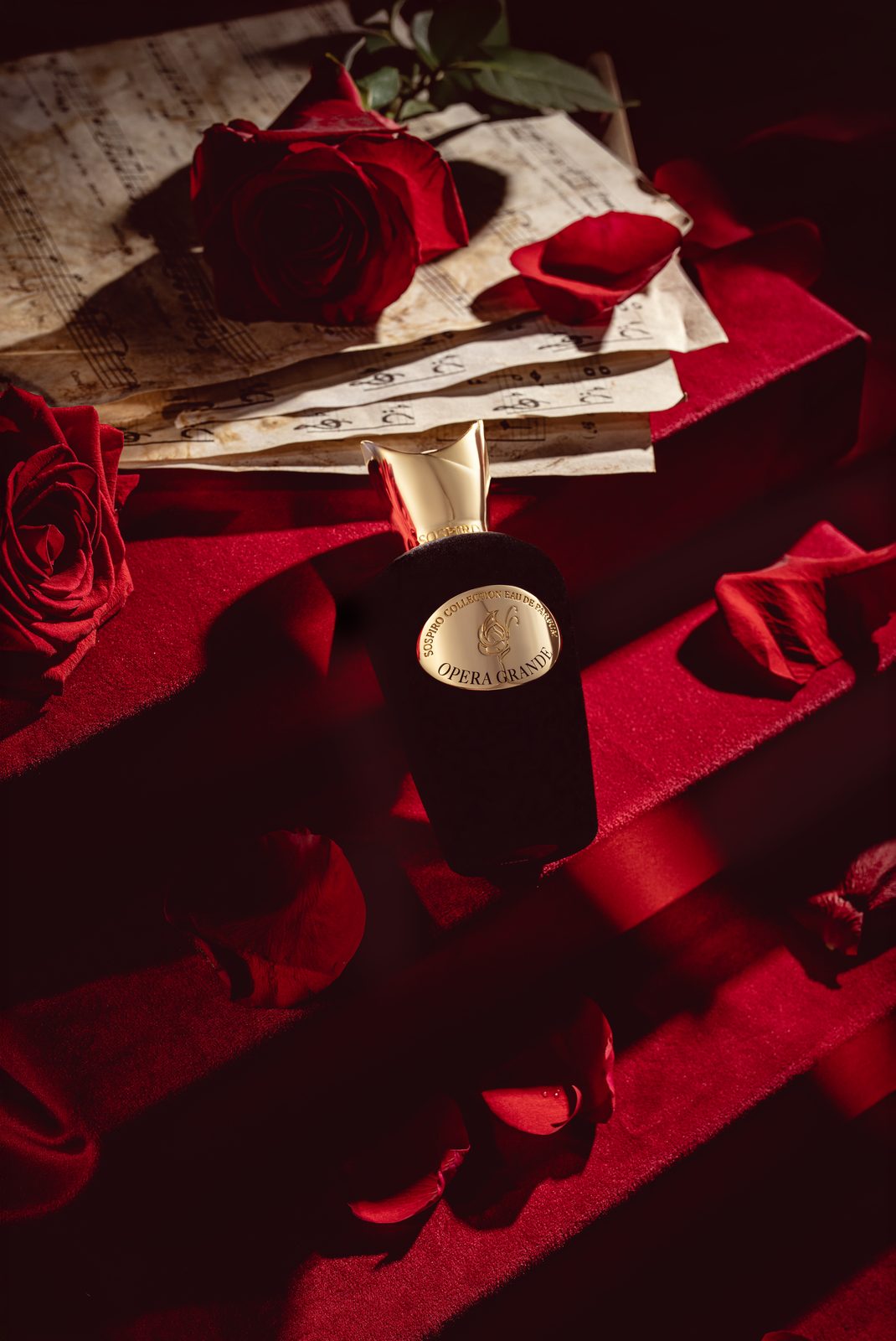 Sospiro — fragrance brand identity moodboard by Innovex