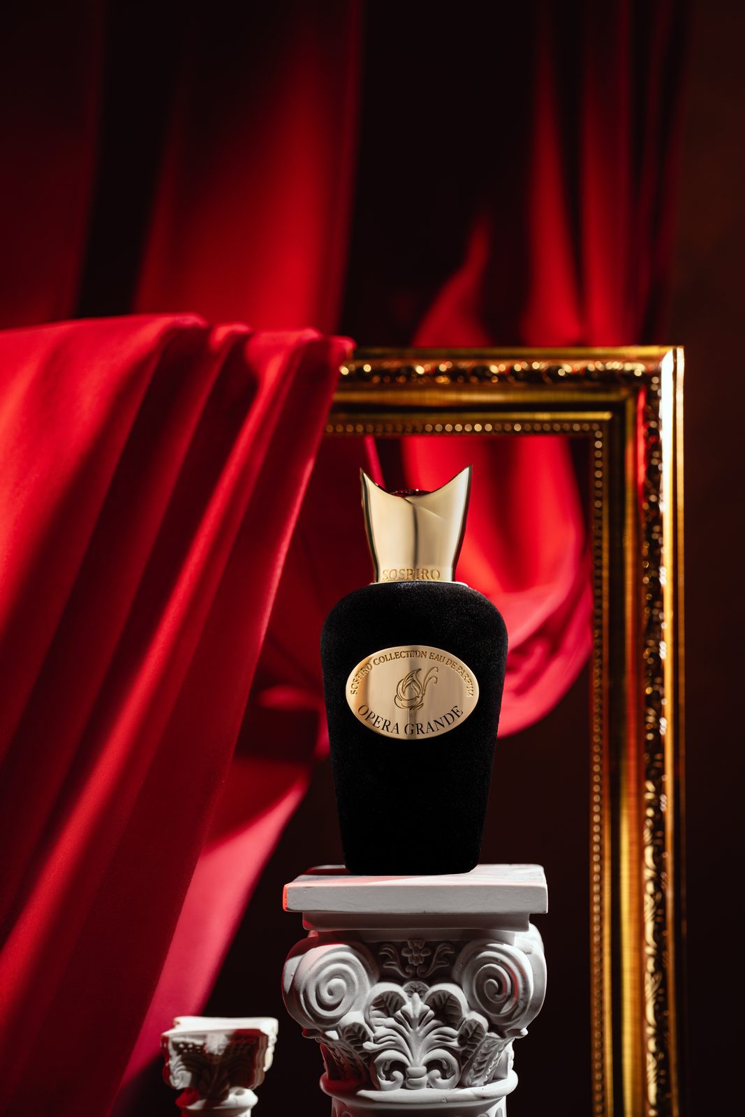 Sospiro — fragrance brand identity moodboard by Innovex