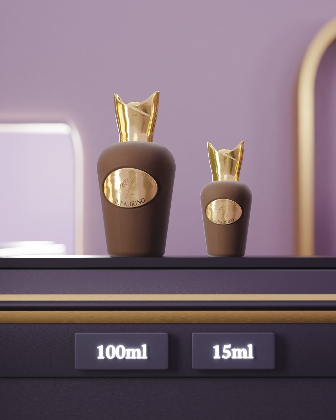 Sospiro — fragrance brand identity moodboard by Innovex