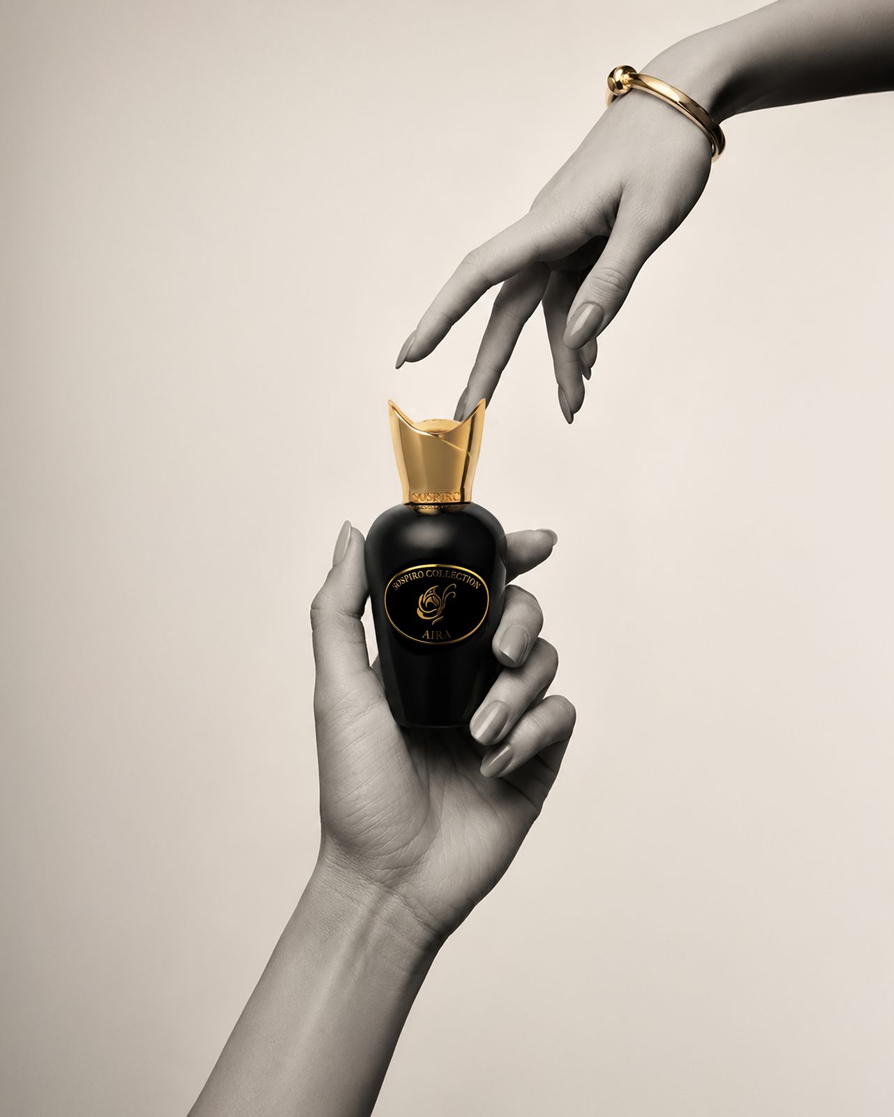 Sospiro — fragrance brand identity moodboard by Innovex