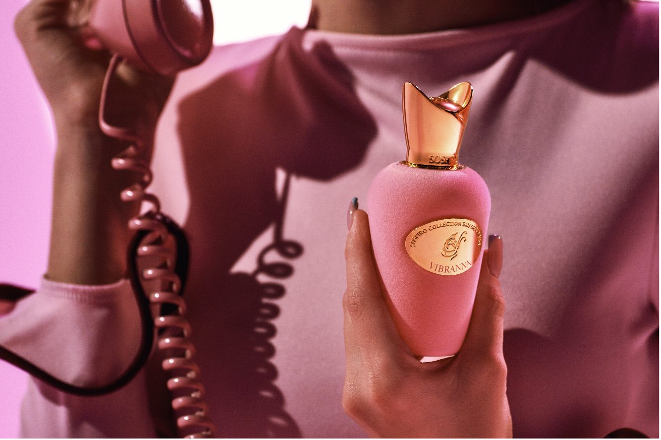 Sospiro — fragrance art-direction moodboard by Innovex