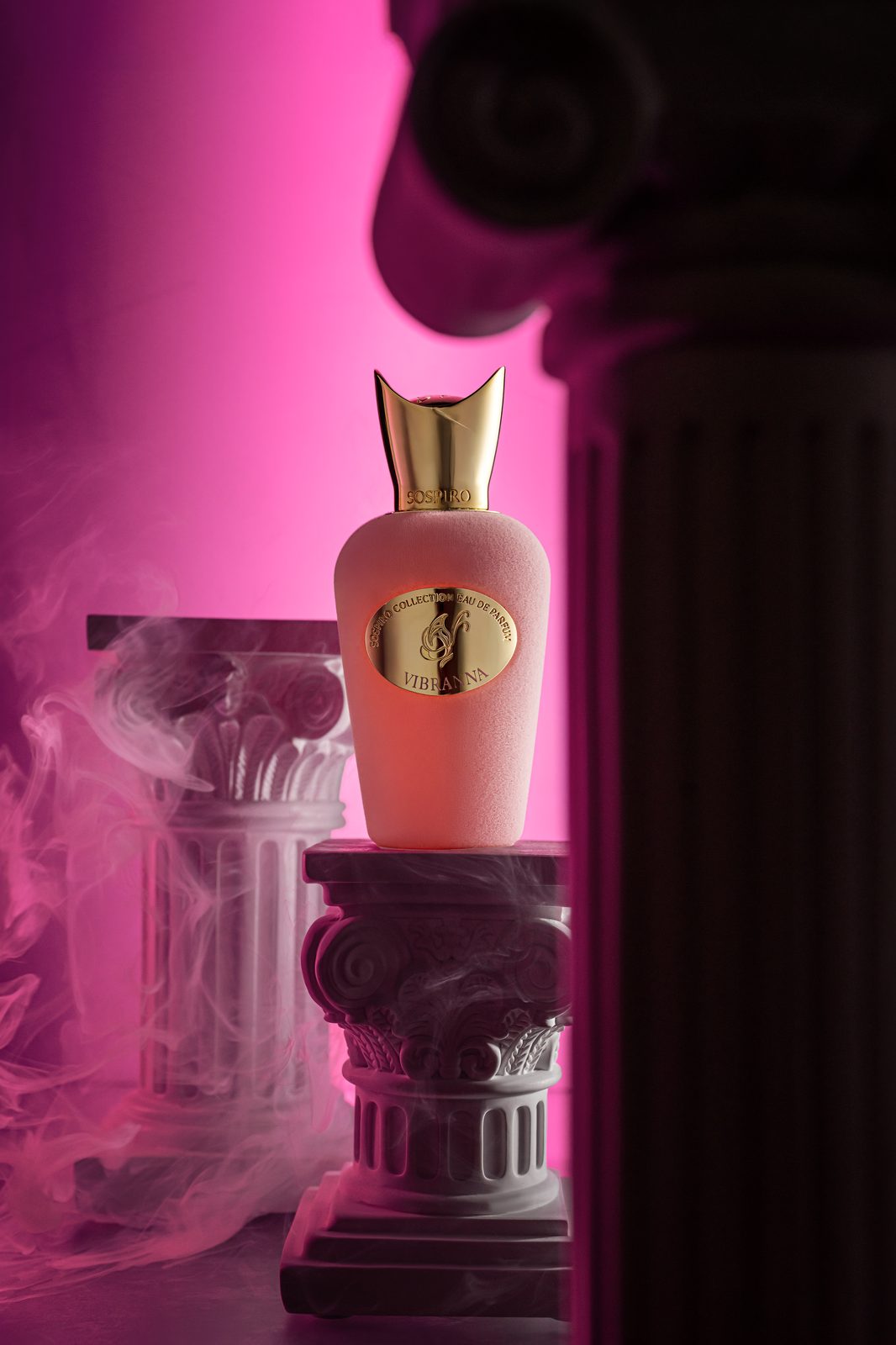 Sospiro — fragrance art-direction moodboard by Innovex