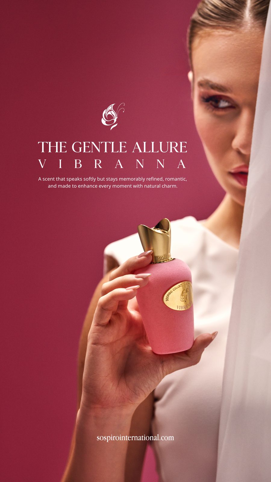 Sospiro — fragrance art-direction moodboard by Innovex