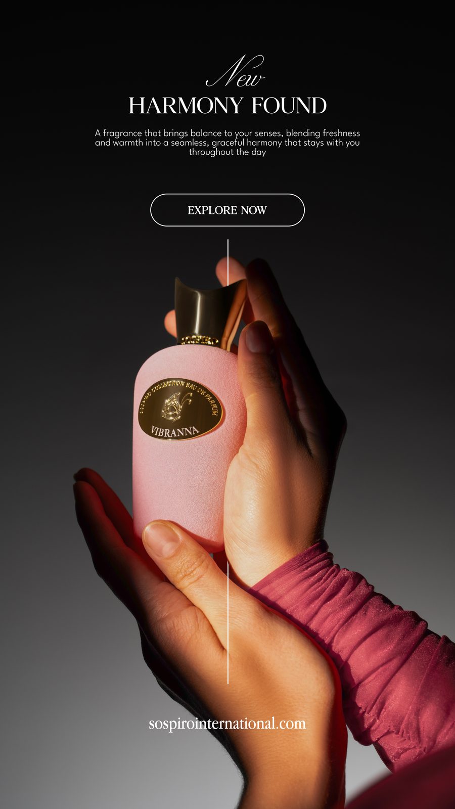 Sospiro — fragrance art-direction moodboard by Innovex